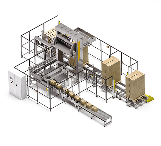 TMG Palletiser supplied by Evolution BPS